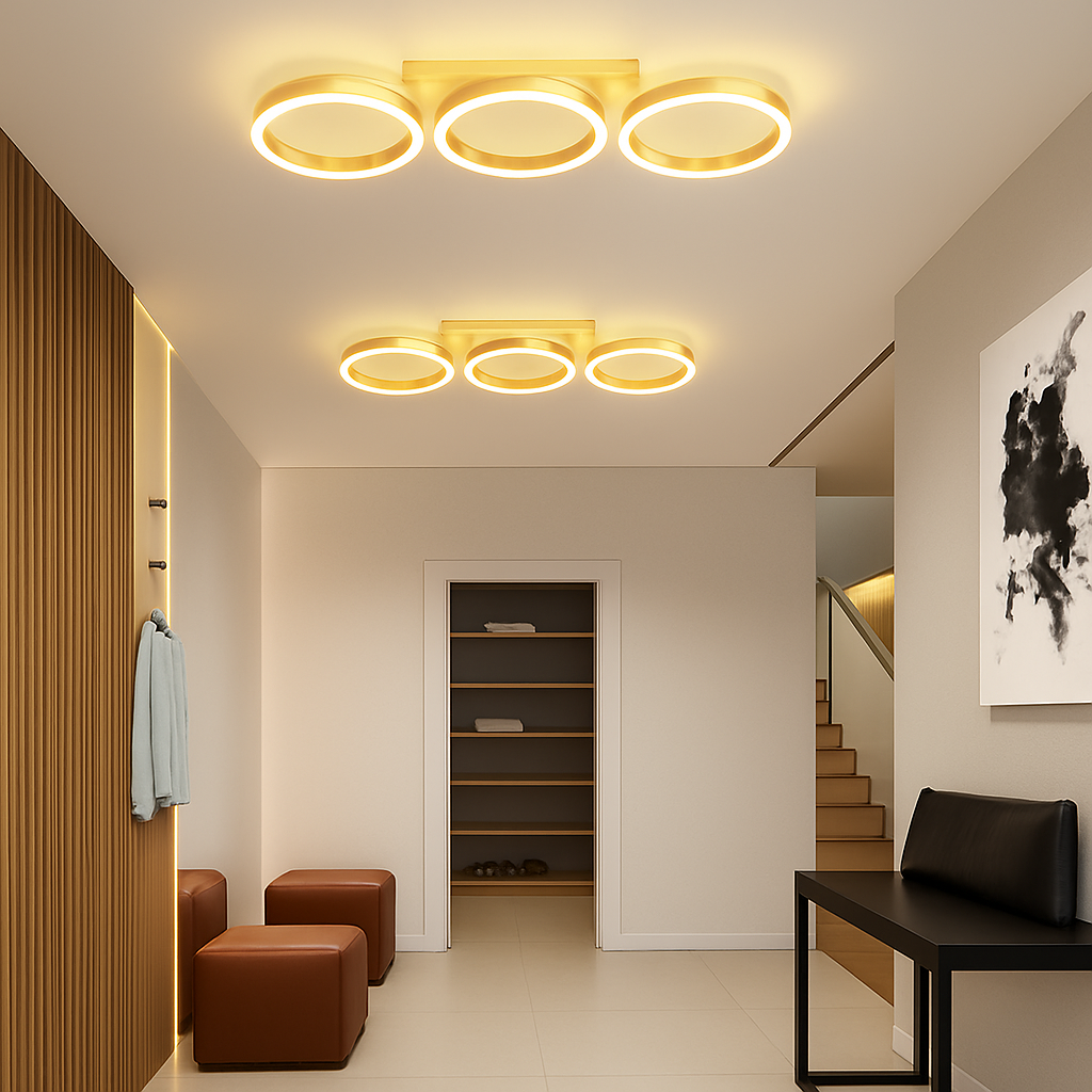 plafonnier led moderne pour décoration intérieure élégante et lumineuse