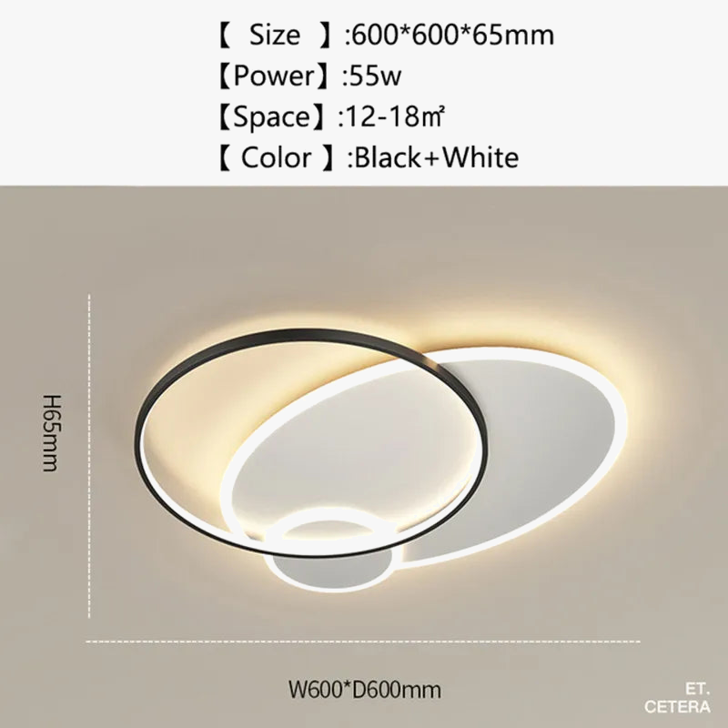 plafonnier led moderne pour décoration intérieure élégante et lumineuse