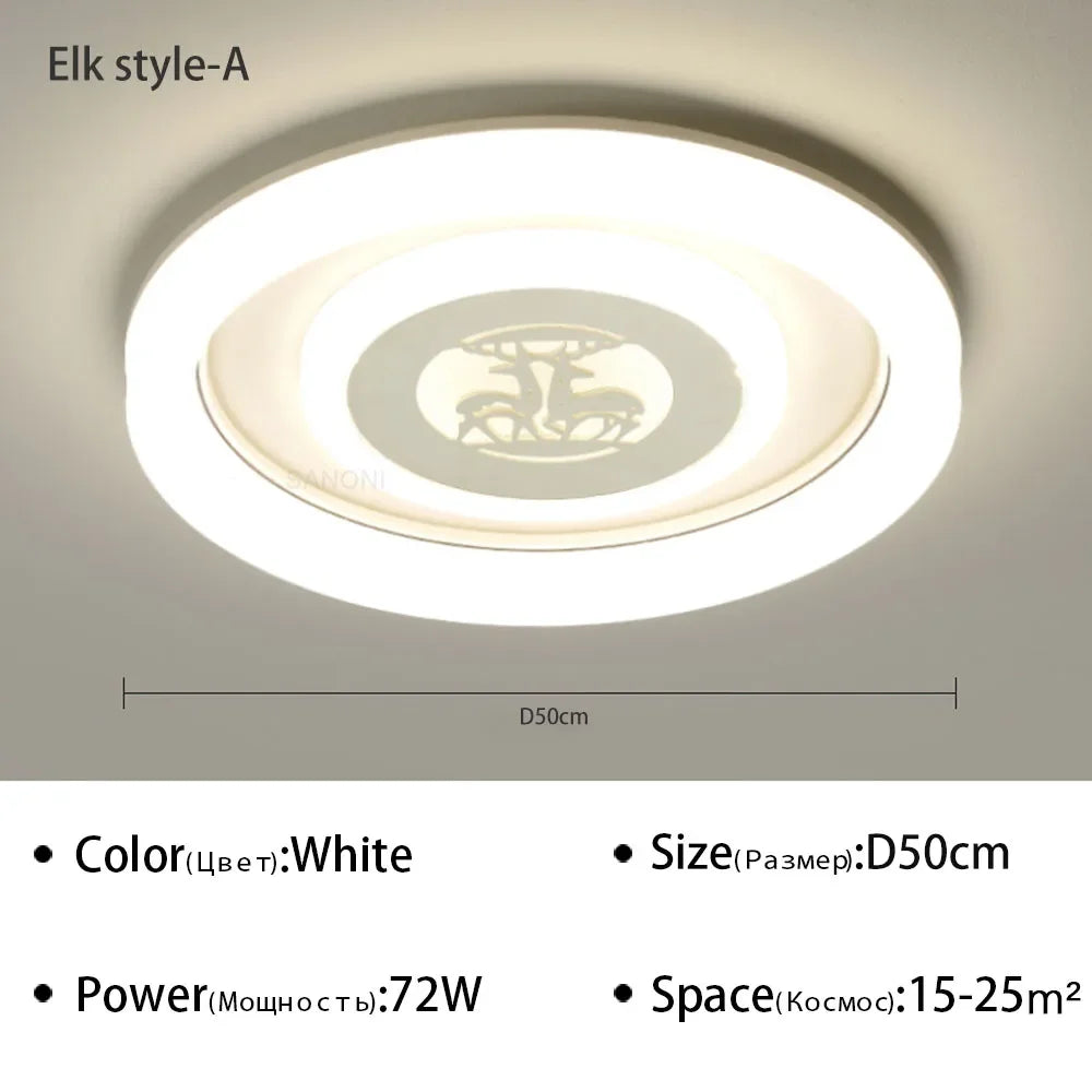 plafonnier led moderne pour décoration intérieure élégante et lumineuse
