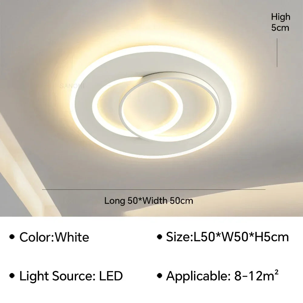 plafonnier led moderne pour décoration intérieure élégante et lumineuse