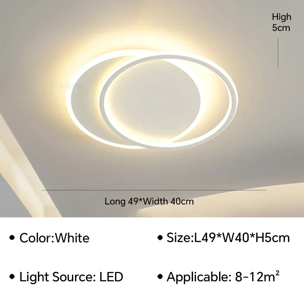 plafonnier led moderne pour décoration intérieure élégante et lumineuse