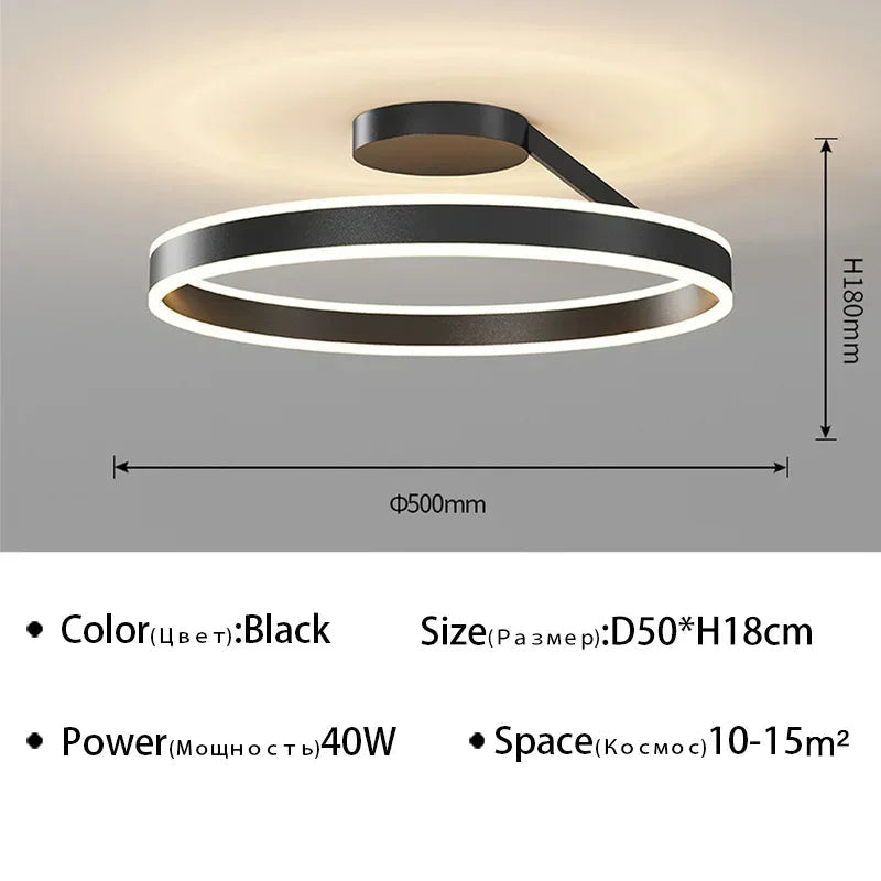 plafonnier led moderne pour décoration intérieure élégante et lumineuse