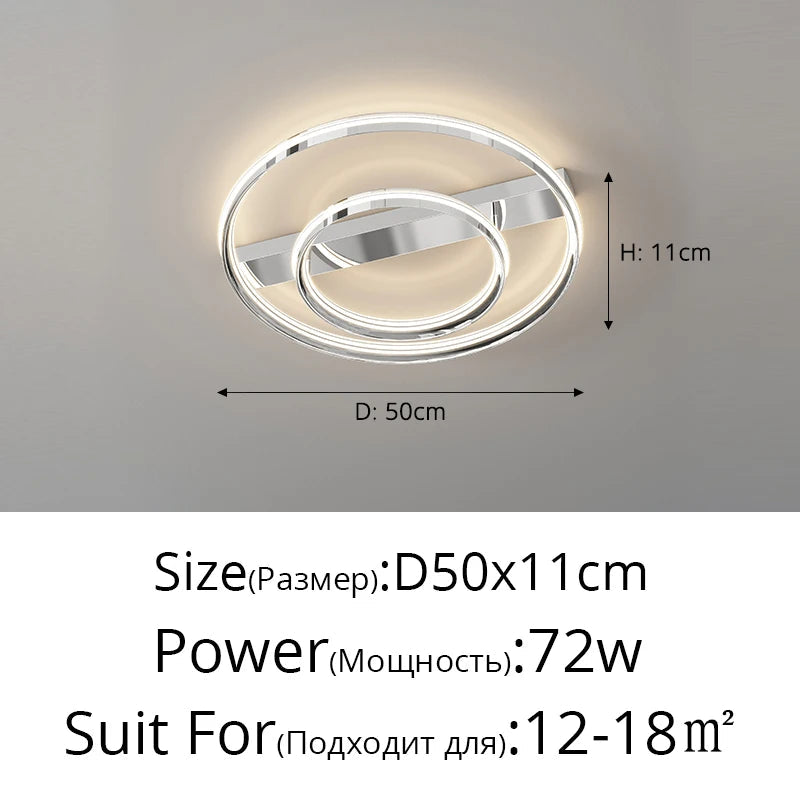 plafonnier led moderne pour décoration intérieure lumineuse