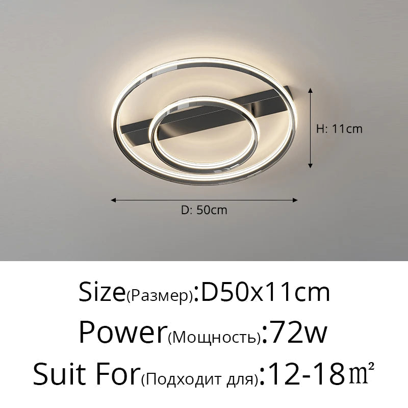 plafonnier led moderne pour décoration intérieure lumineuse