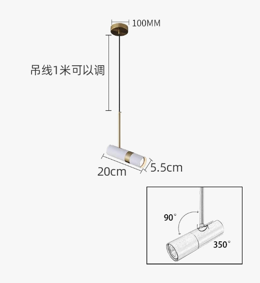 plafonnier led moderne pour restaurant bar et magasin