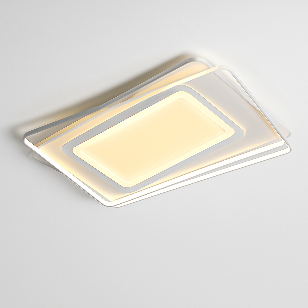 Plafonnier LED moderne pour salon salle à manger chambre Hall Ultra mince Lustre intérieur décoration de la maison luminaire Lustre