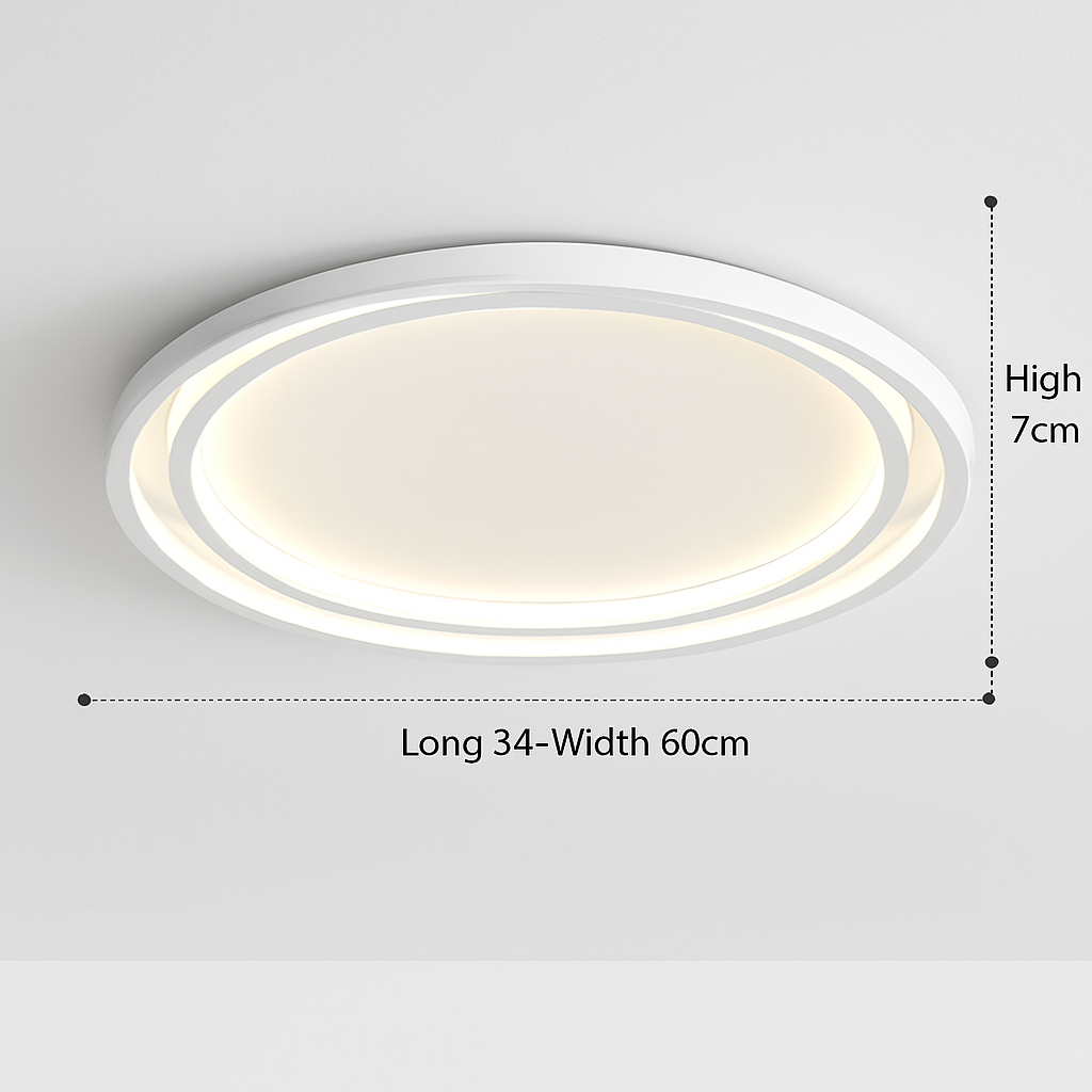 Plafonnier LED moderne pour salon salle à manger chambre Hall Ultra mince Lustre intérieur décoration de la maison luminaire Lustre