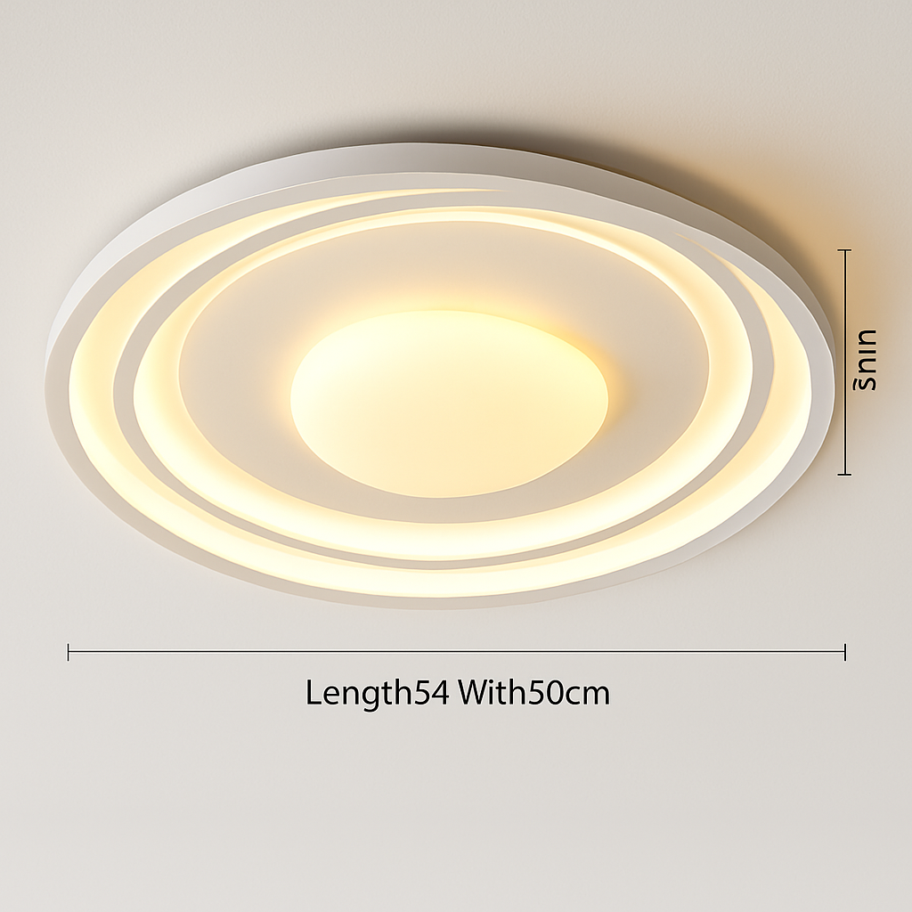 Plafonnier LED moderne pour salon salle à manger chambre Hall Ultra mince Lustre intérieur décoration de la maison luminaire Lustre