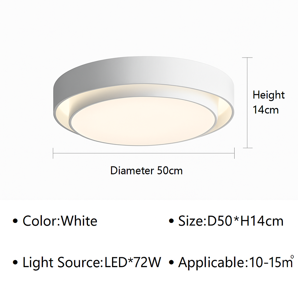 Plafonnier LED moderne pour salon salle à manger chambre Hall Ultra mince Lustre intérieur décoration de la maison luminaire Lustre