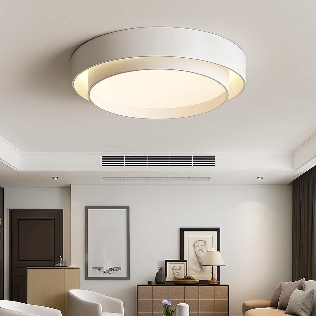 Plafonnier LED moderne pour salon salle à manger chambre Hall Ultra mince Lustre intérieur décoration de la maison luminaire Lustre