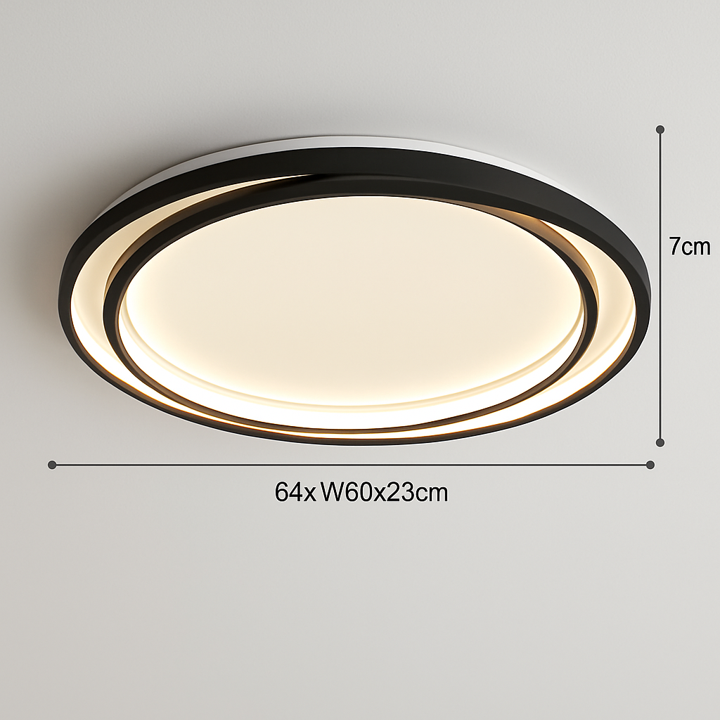 Plafonnier LED moderne pour salon salle à manger chambre Hall Ultra mince Lustre intérieur décoration de la maison luminaire Lustre