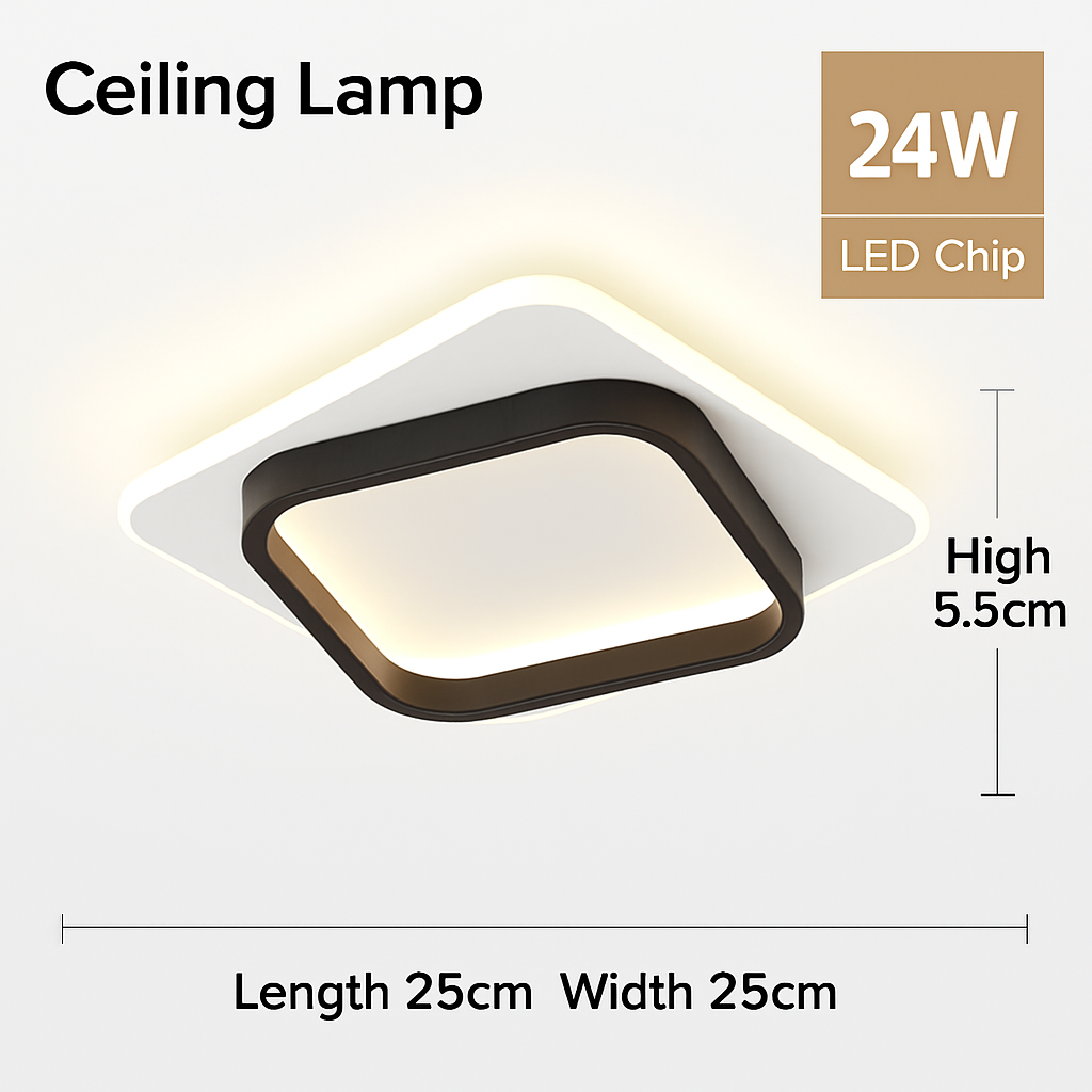 plafonnier led moderne pour un éclairage intérieur élégant