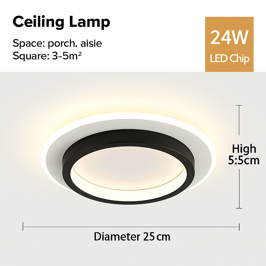 plafonnier led moderne pour un éclairage intérieur élégant