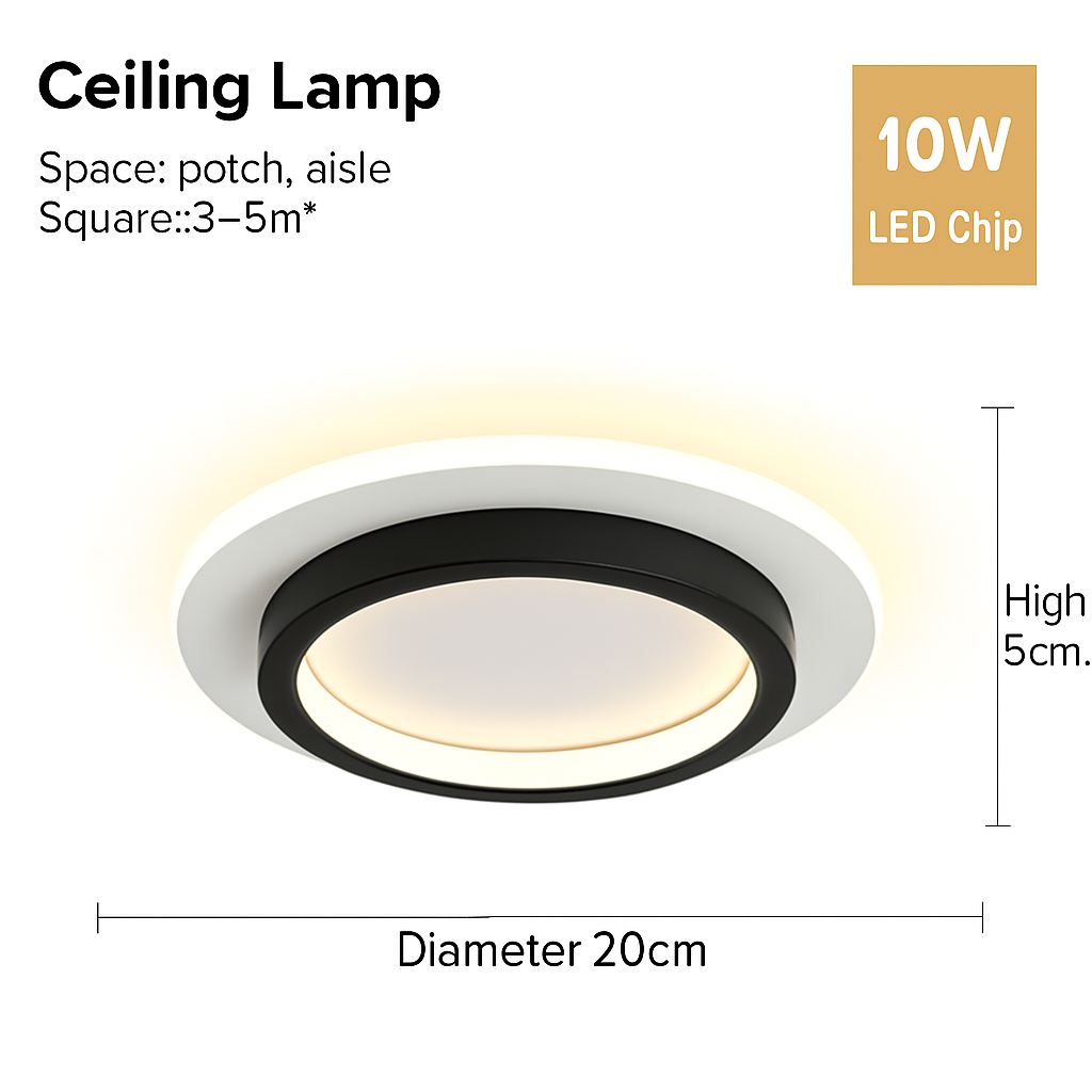 plafonnier led moderne pour un éclairage intérieur élégant