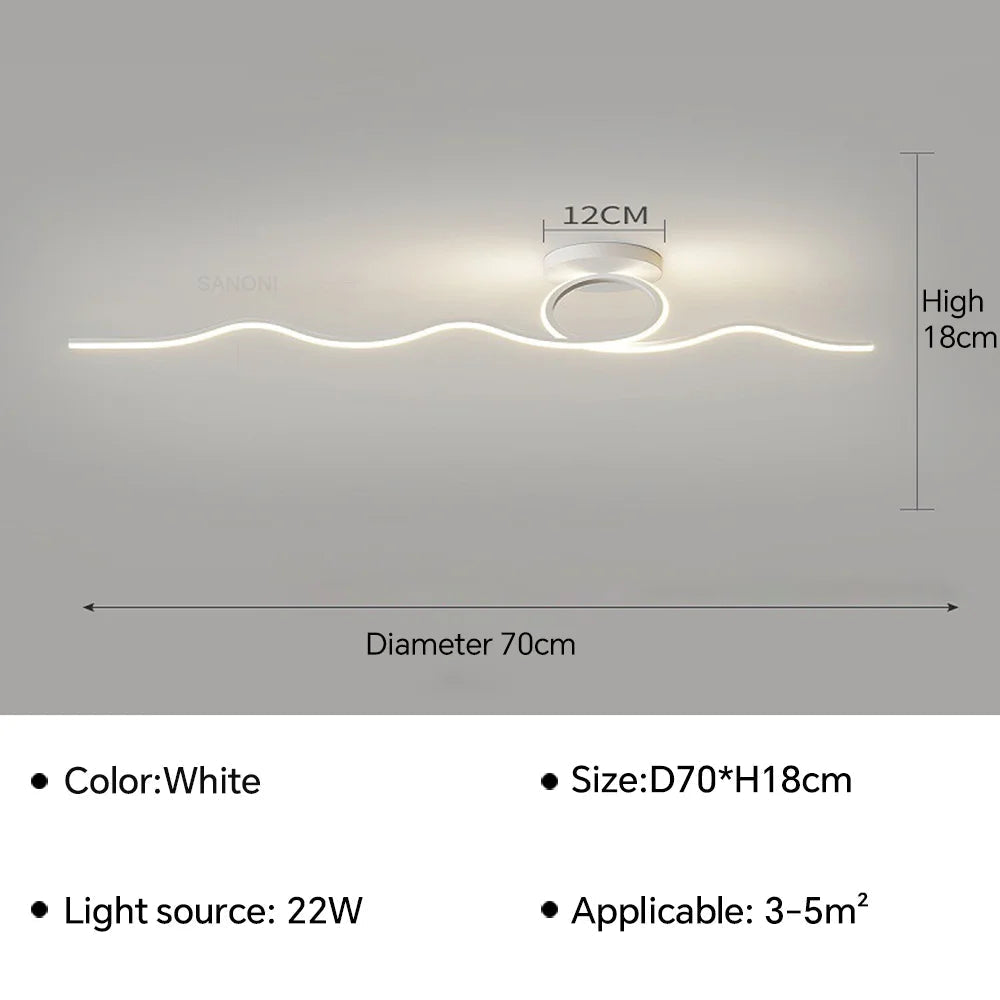 plafonnier led moderne pour une décoration intérieure élégante
