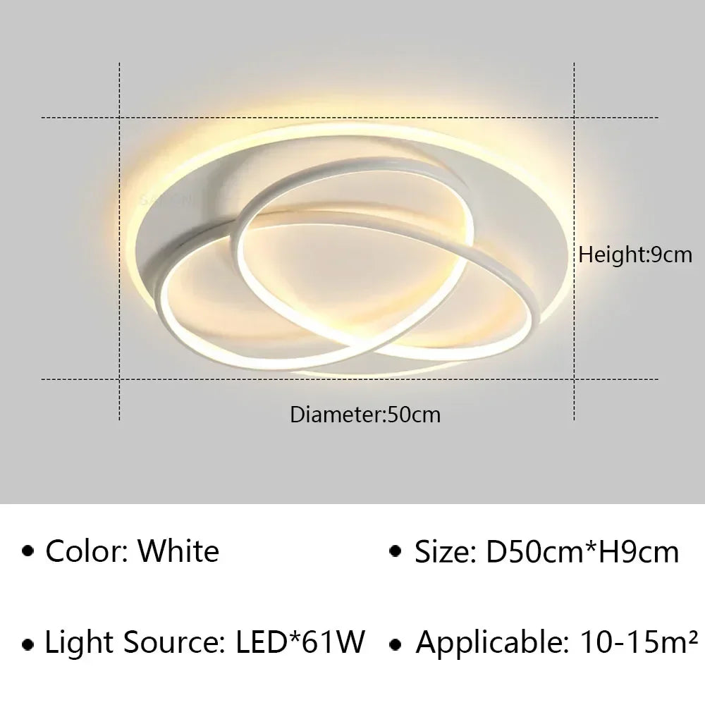plafonnier led moderne pour une décoration intérieure élégante et lumineuse