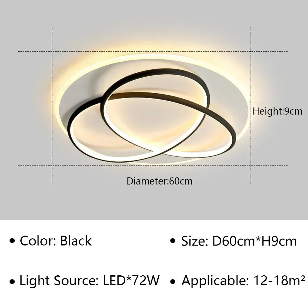 plafonnier led moderne pour une décoration intérieure élégante et lumineuse