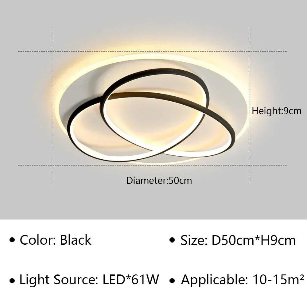 plafonnier led moderne pour une décoration intérieure élégante et lumineuse