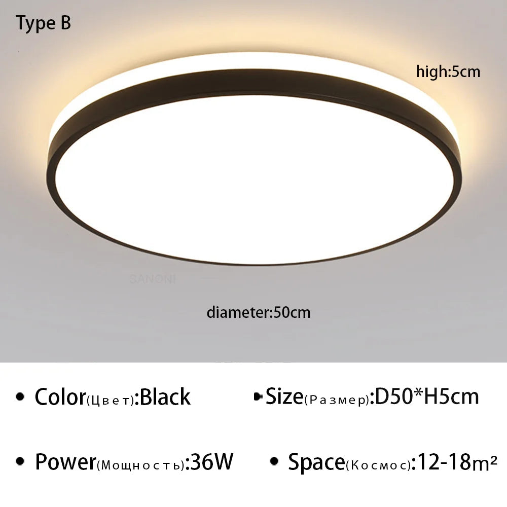 plafonnier led moderne pour une décoration élégante et lumineuse