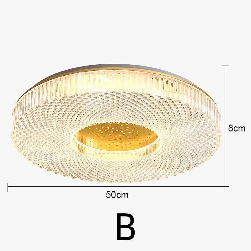 plafonnier led moderne rond pour éclairage intérieur élégant