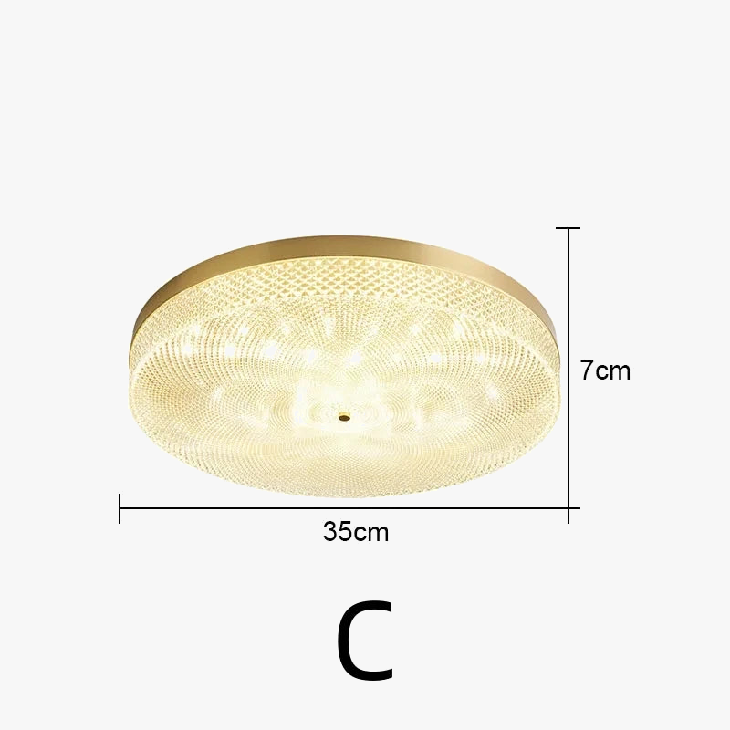 plafonnier led moderne rond pour éclairage intérieur élégant
