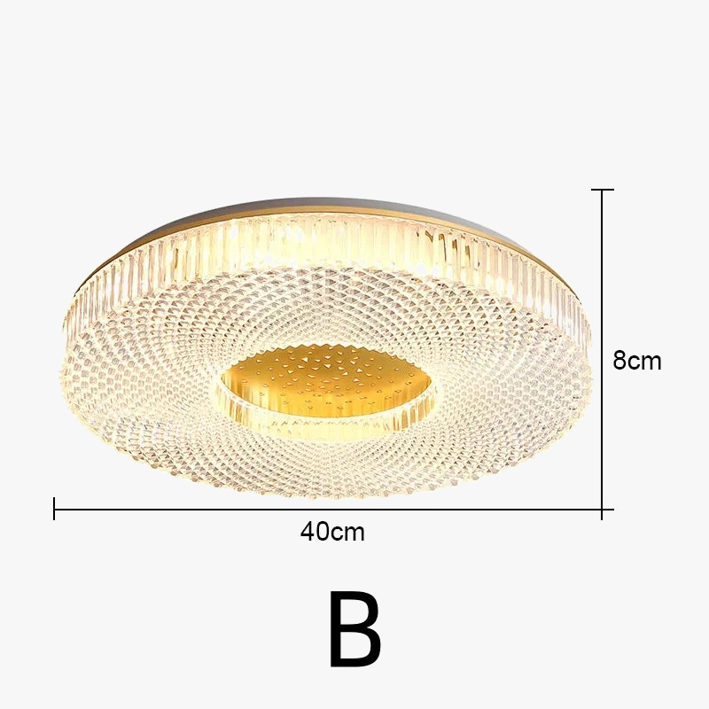 plafonnier led moderne rond pour éclairage intérieur élégant
