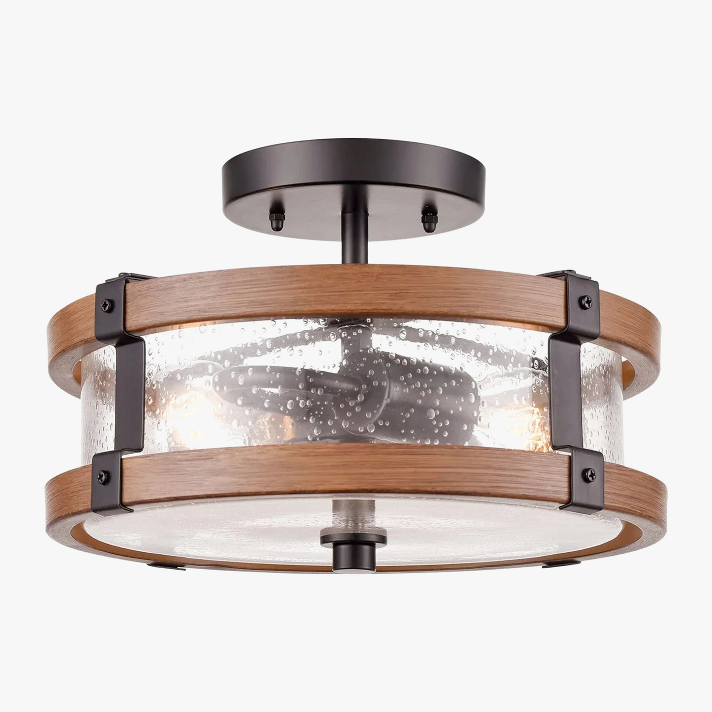 plafonnier led moderne rustique pour éclairage créatif indoor