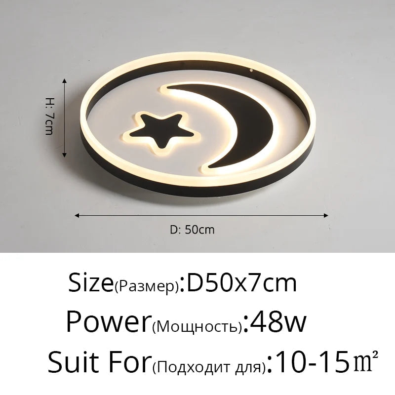 plafonnier led moderne simple luminosité dimmable maison