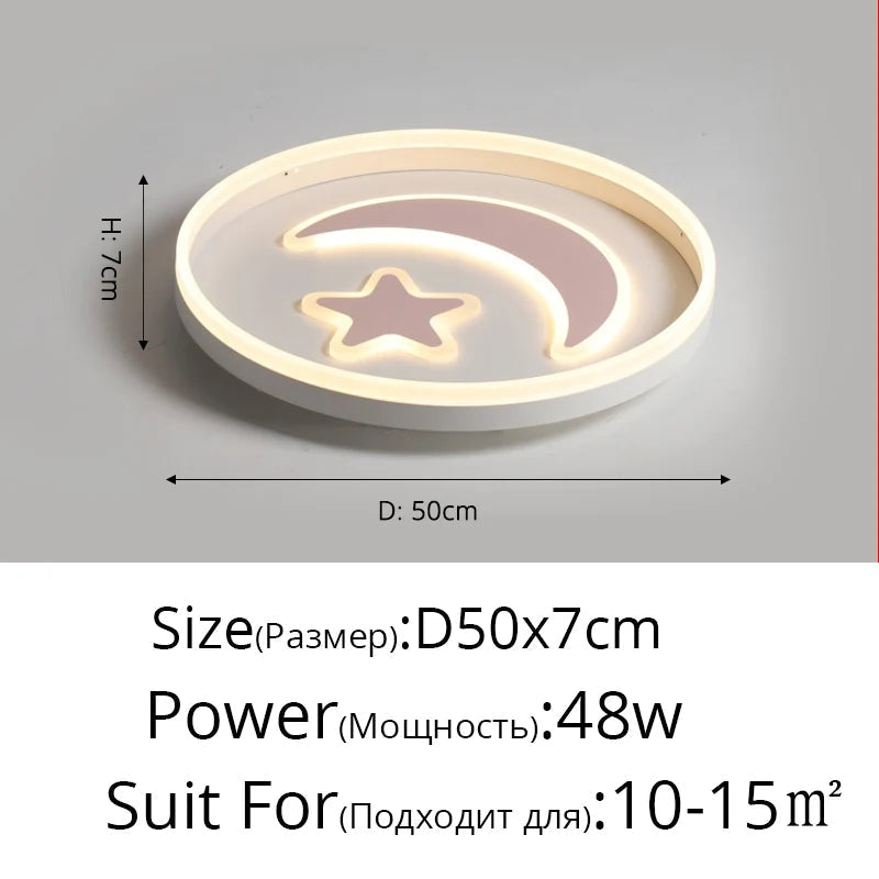 plafonnier led moderne simple luminosité dimmable maison