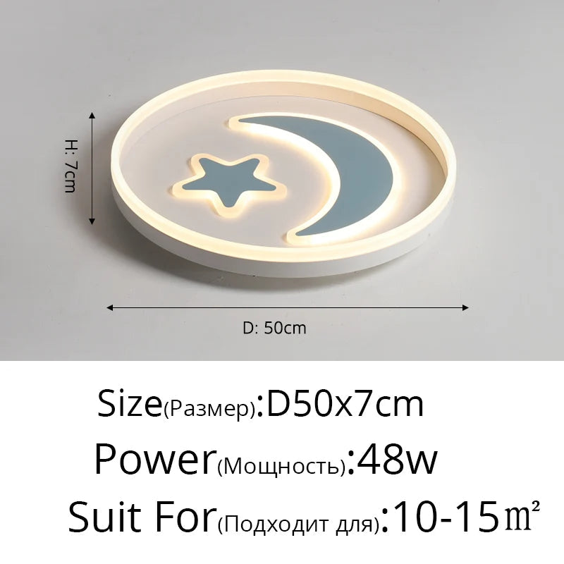 plafonnier led moderne simple luminosité dimmable maison