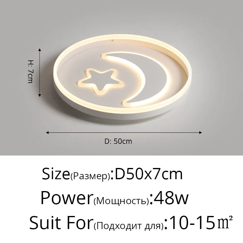 plafonnier led moderne simple luminosité dimmable maison