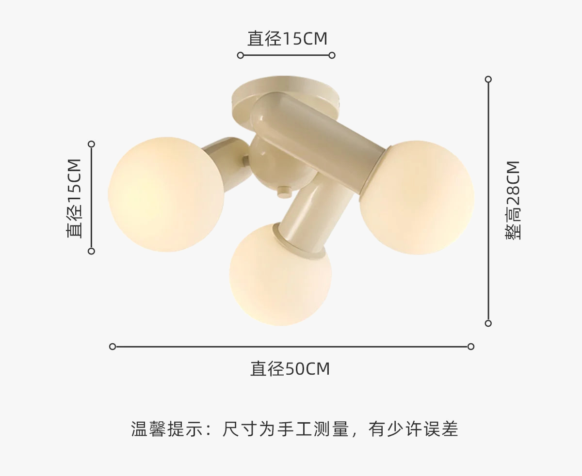 plafonnier led moderne simple pour décoration intérieure chaleureuse
