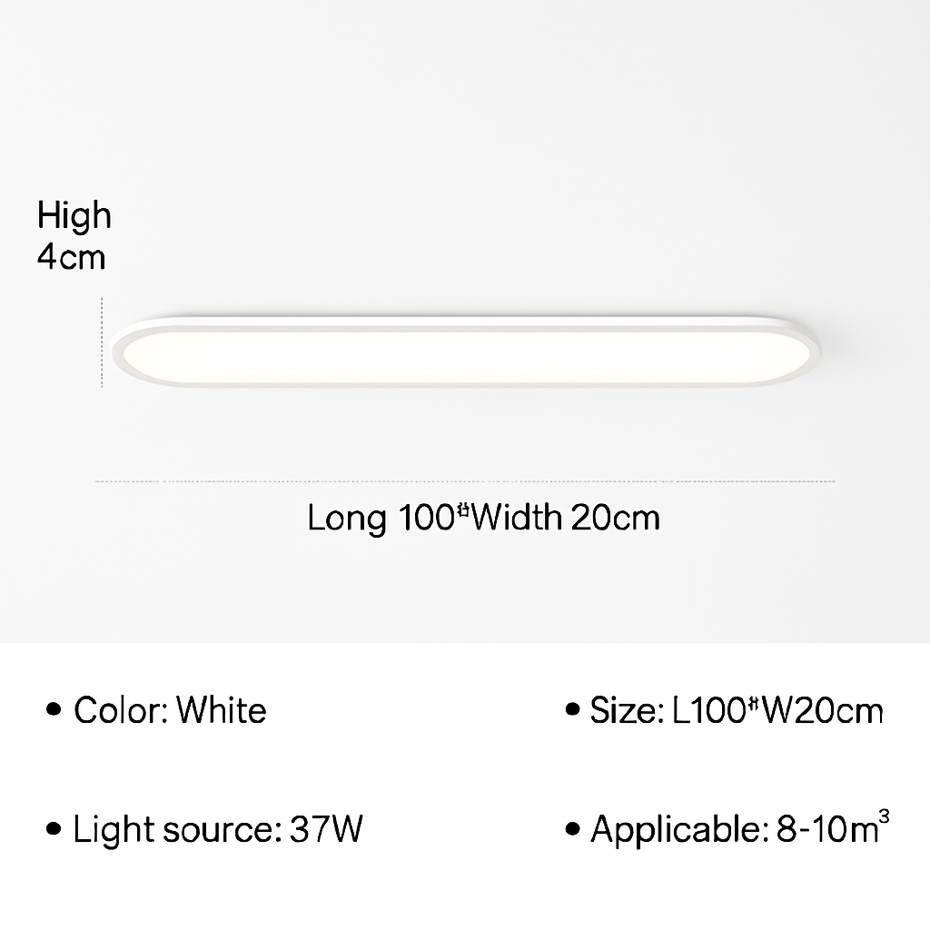 plafonnier led moderne ultra fin pour intérieur design