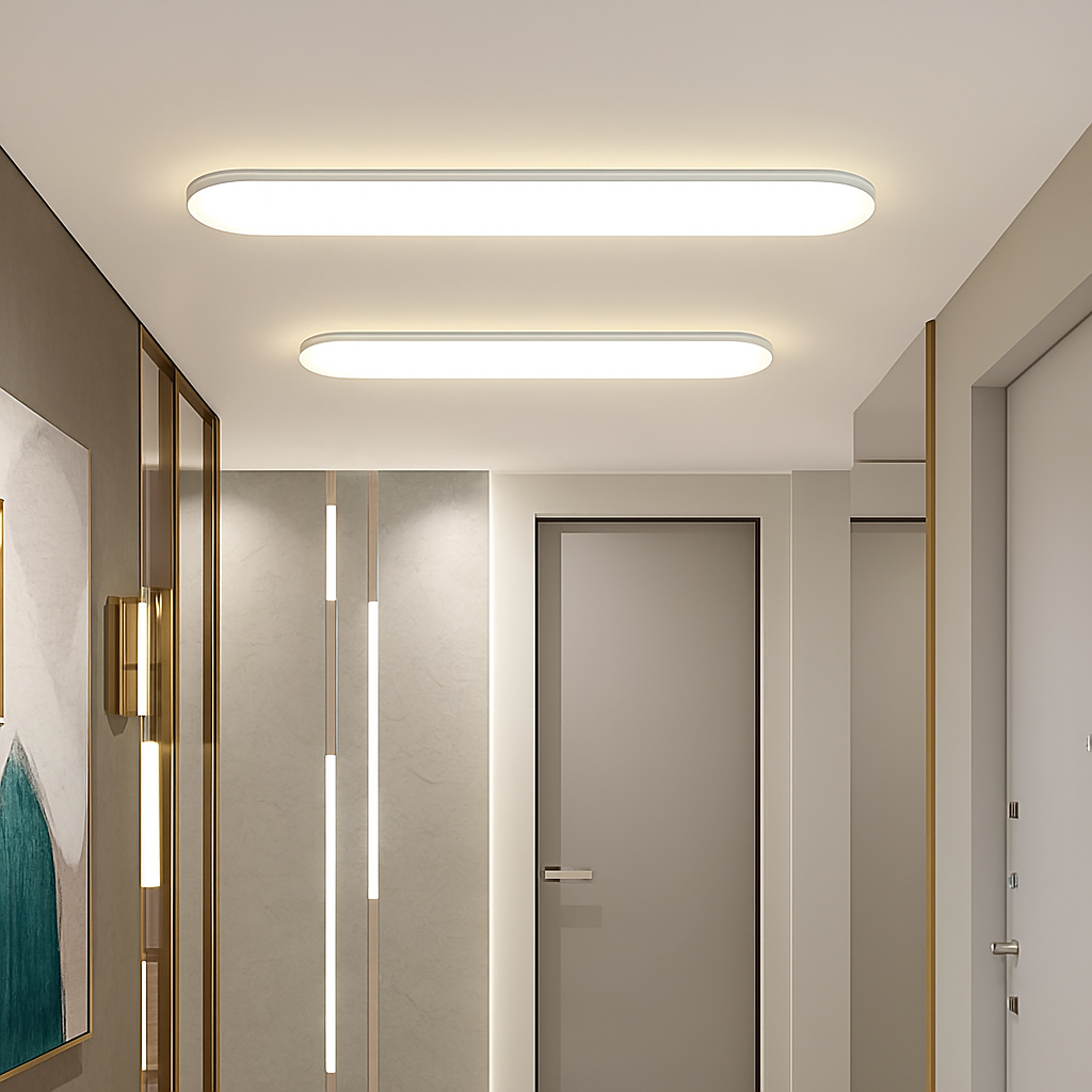 plafonnier led moderne ultra fin pour intérieur design