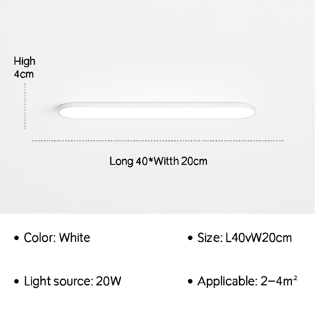 plafonnier led moderne ultra fin pour intérieur design