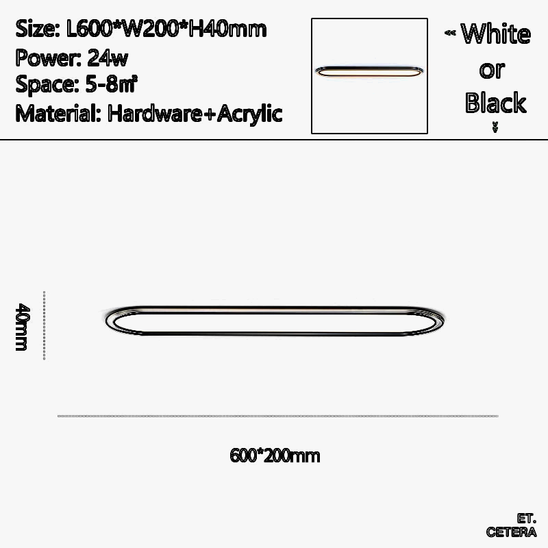 plafonnier led moderne ultra fin pour tous espaces