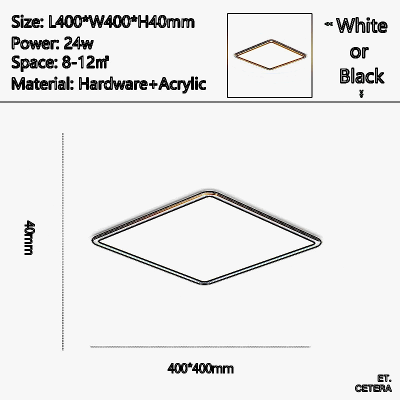 plafonnier led moderne ultra fin pour tous espaces