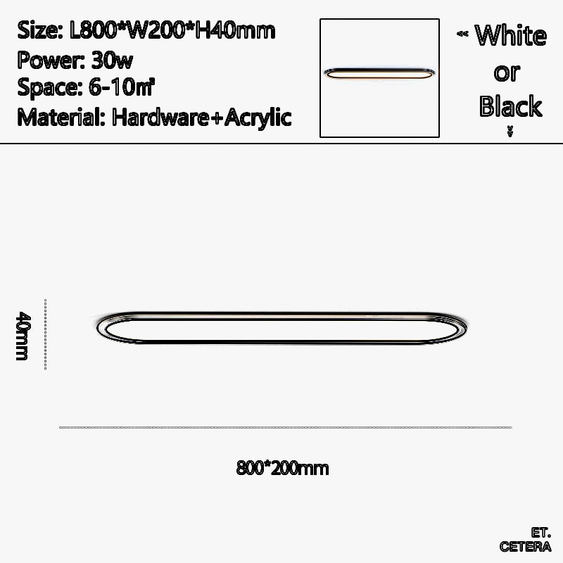 plafonnier led moderne ultra fin pour tous espaces
