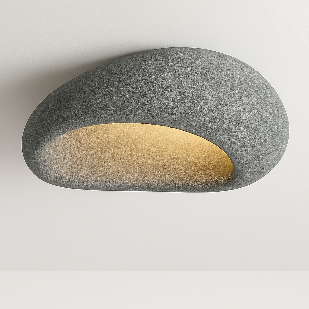 plafonnier led moderne wabi sabi lustre décoration maison