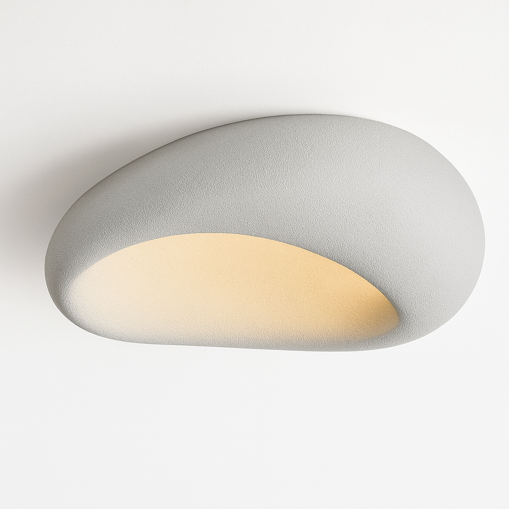 plafonnier led moderne wabi sabi lustre décoration maison