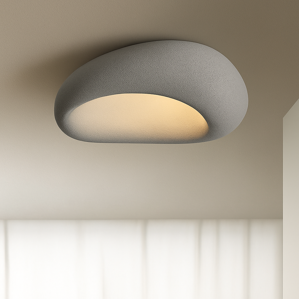 plafonnier led moderne wabi sabi lustre décoration maison