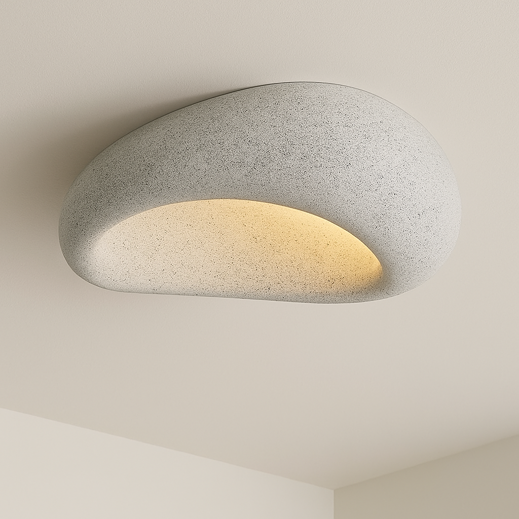 plafonnier led moderne wabi sabi lustre décoration maison