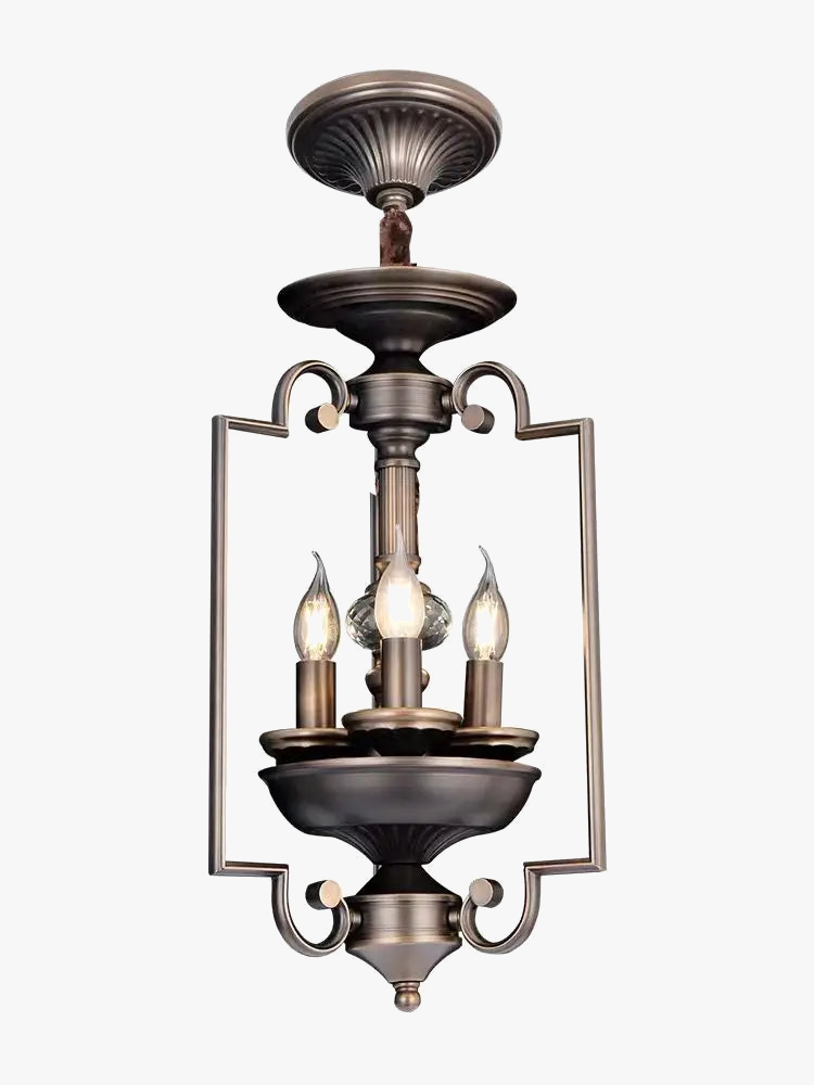plafonnier led multi-têtes style industriel rétro américain décoratif