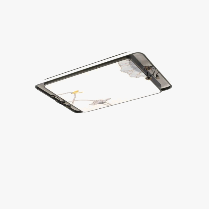 plafonnier led multicolore en émail pour intérieur moderne