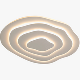 Plafonnier led multicouche blanc minimaliste moderne