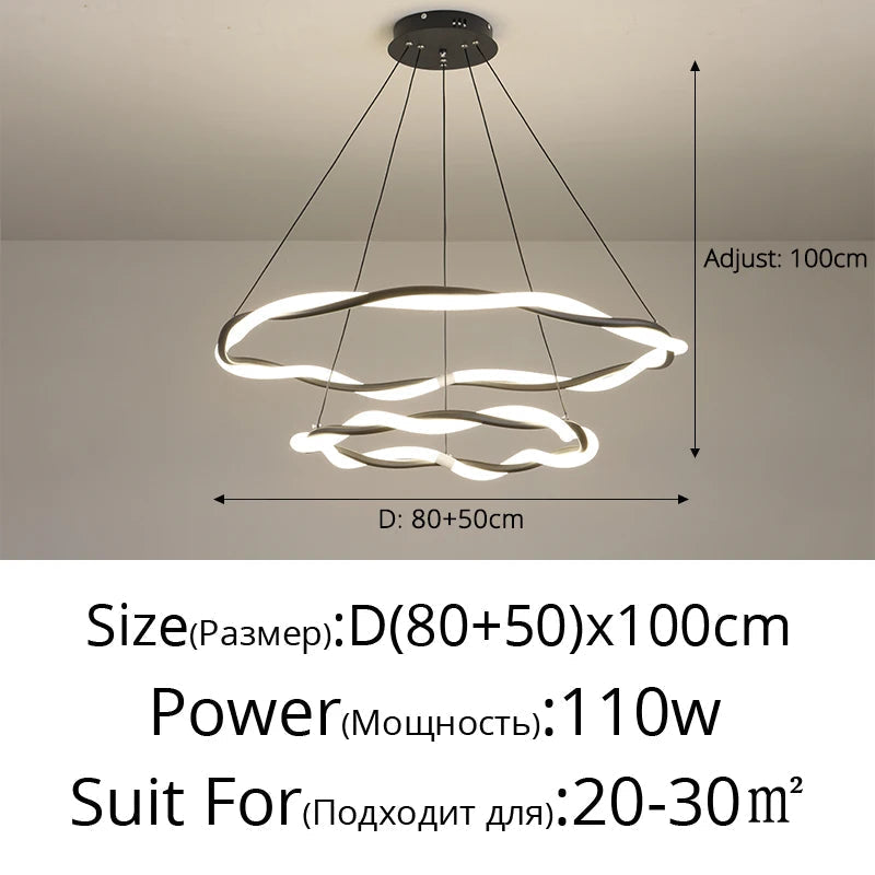 plafonnier led multicouches design luxe pour décoration intérieure