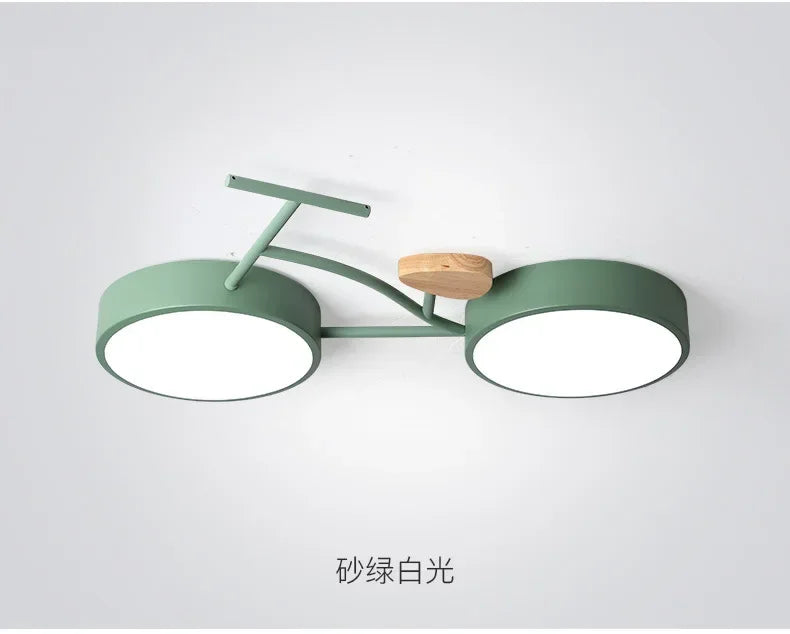 plafonnier led nordique 3 températures de couleur pour vélo