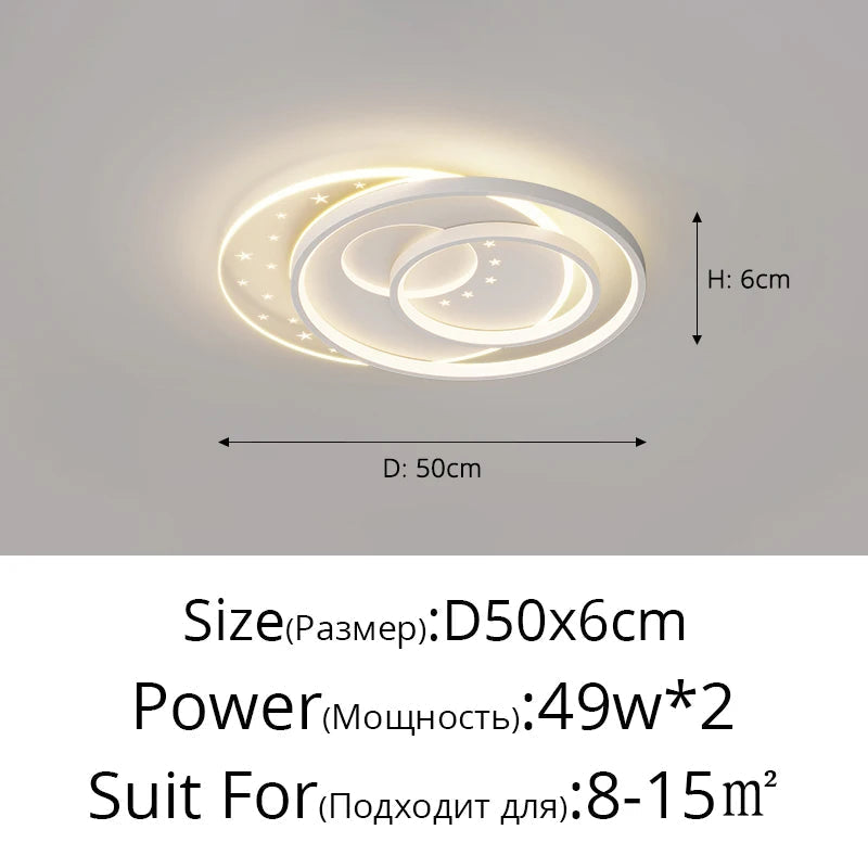 plafonnier led nordique créatif pour éclairage intérieur moderne