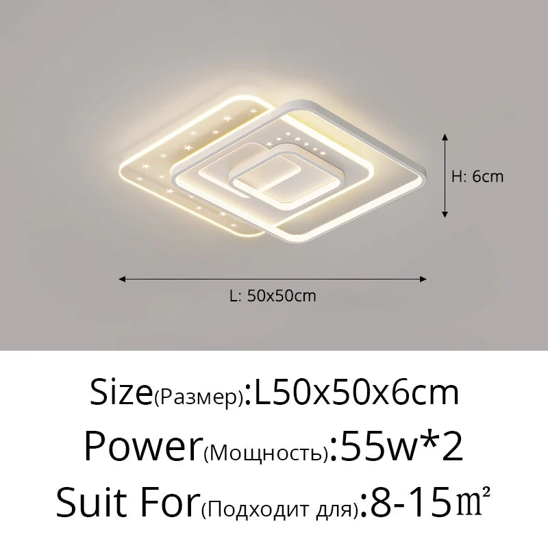 plafonnier led nordique créatif pour éclairage intérieur moderne