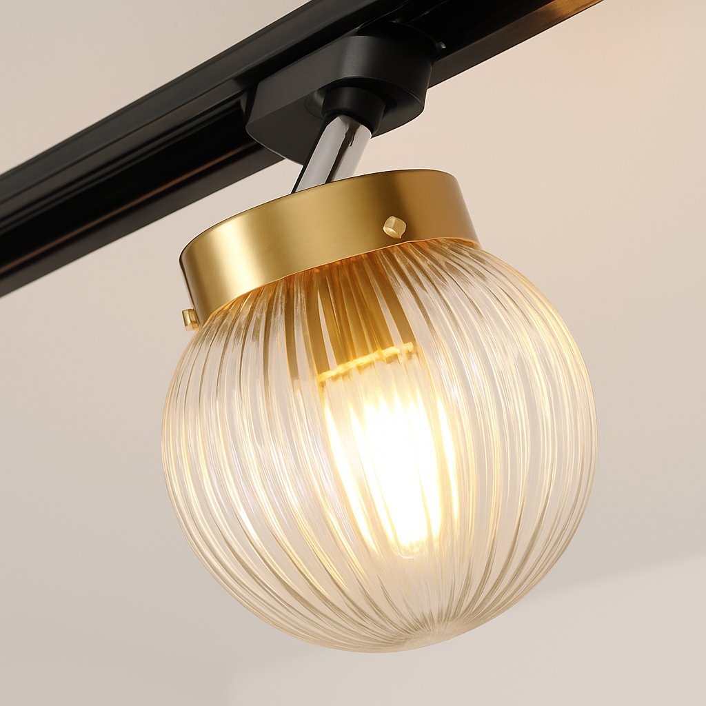 plafonnier led nordique en verre décoratif d'intérieur réglable